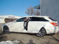 Der LADEBOY S2 im Mercedes Shotingbrake